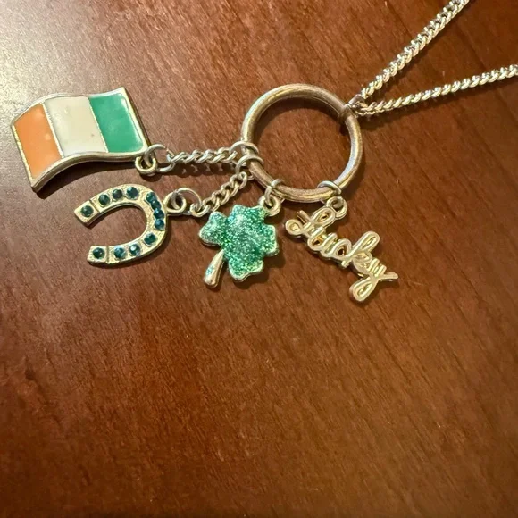 Gold Necklace with Charms - Picture 3 of 3